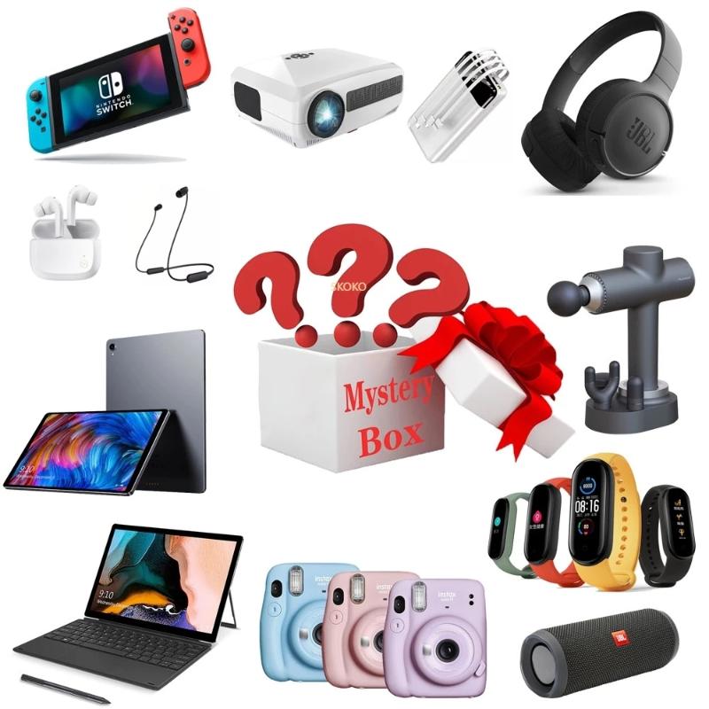 Gift Wrap Year 2022 Most Lucky Mystery Box 100% Surprise High-quality Electronics Gamepads Digital Cameras Novelty
Gift Wrap Year 2022 Most Lucky Mystery Box 100% Surprise High-quality Electronics Gamepads Digital Cameras Novelty