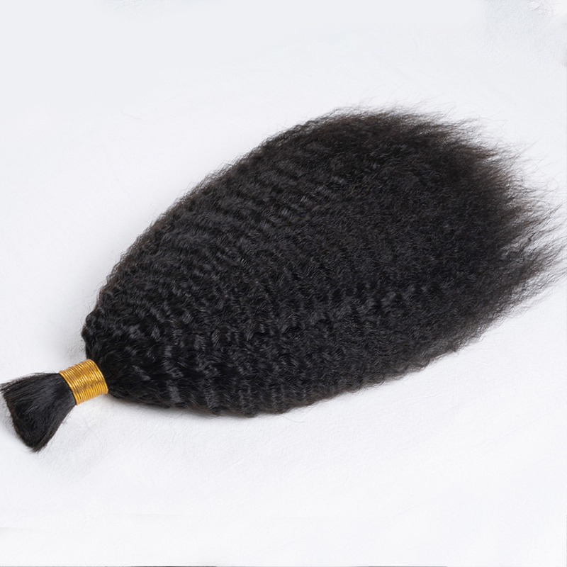 High Quality Bulk Human Hair Bundles Kinky Straight Braiding 14-28 inch Natural Black Color 100% Remi ALI MAGIC factory Outlet
High Quality Bulk Human Hair Bundles Kinky Straight Braiding 14-28 inch Natural Black Color 100% Remi ALI MAGIC factory Outlet