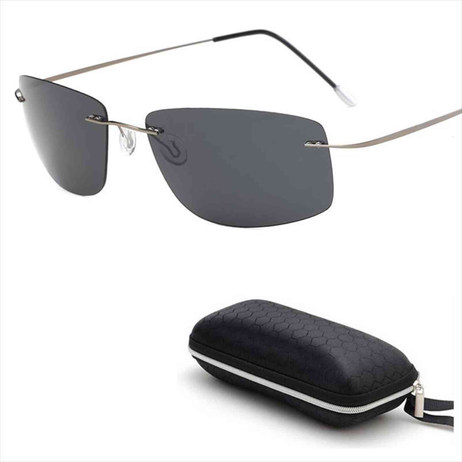with case polarized titanium sunglasses polaroid brand designer gafas men square fishing sun glasses for women, White;black
with case polarized titanium sunglasses polaroid brand designer gafas men square fishing sun glasses for women, White;black