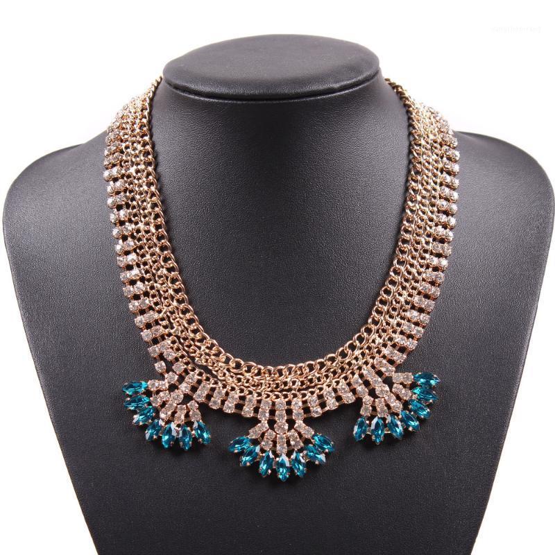 Chains Chunky Statement Crystal Rhinestone Necklace For Women Gold Color Chain Summer Bead Flower Pendant Jewelry
Chains Chunky Statement Crystal Rhinestone Necklace For Women Gold Color Chain Summer Bead Flower Pendant Jewelry