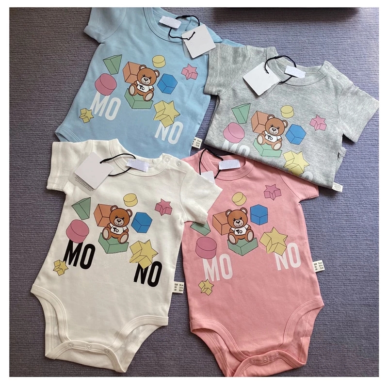 Newborn Baby Girl Clothes Short Sleeve rompers Cute Cartoon Bear Play With Building Block New Born Set Bebe Boy Clothing Bodysuit Gifts, Gray 
Newborn Baby Girl Clothes Short Sleeve rompers Cute Cartoon Bear Play With Building Block New Born Set Bebe Boy Clothing Bodysuit Gifts, Gray