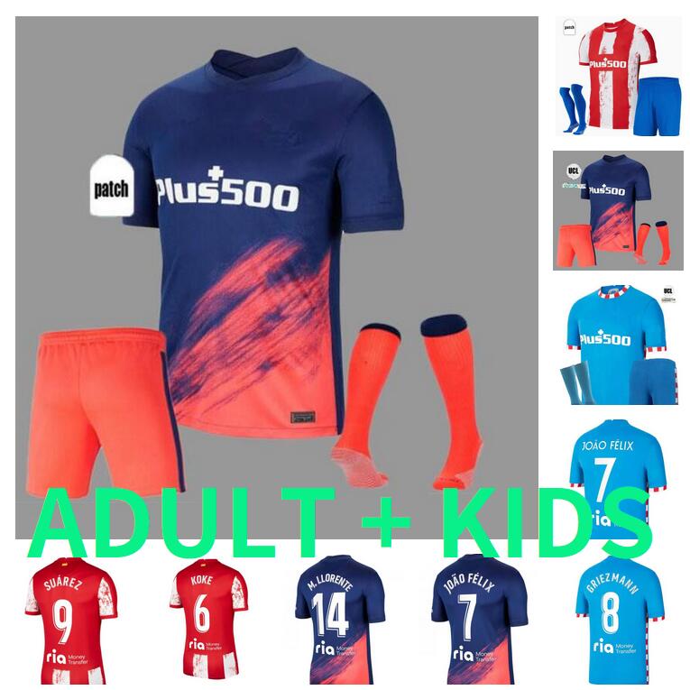 adult+kids kit 21 22 SUAREZ GRIEZMANN JOÃO FÉLIX Soccer Jerseys kits 2021 2022 M. Llorente LEMAR CARRASCO CORREA KOKE DEMBELE men child football shirt
adult+kids kit 21 22 SUAREZ GRIEZMANN JOÃO FÉLIX Soccer Jerseys kits 2021 2022 M. Llorente LEMAR CARRASCO CORREA KOKE DEMBELE men child football shirt