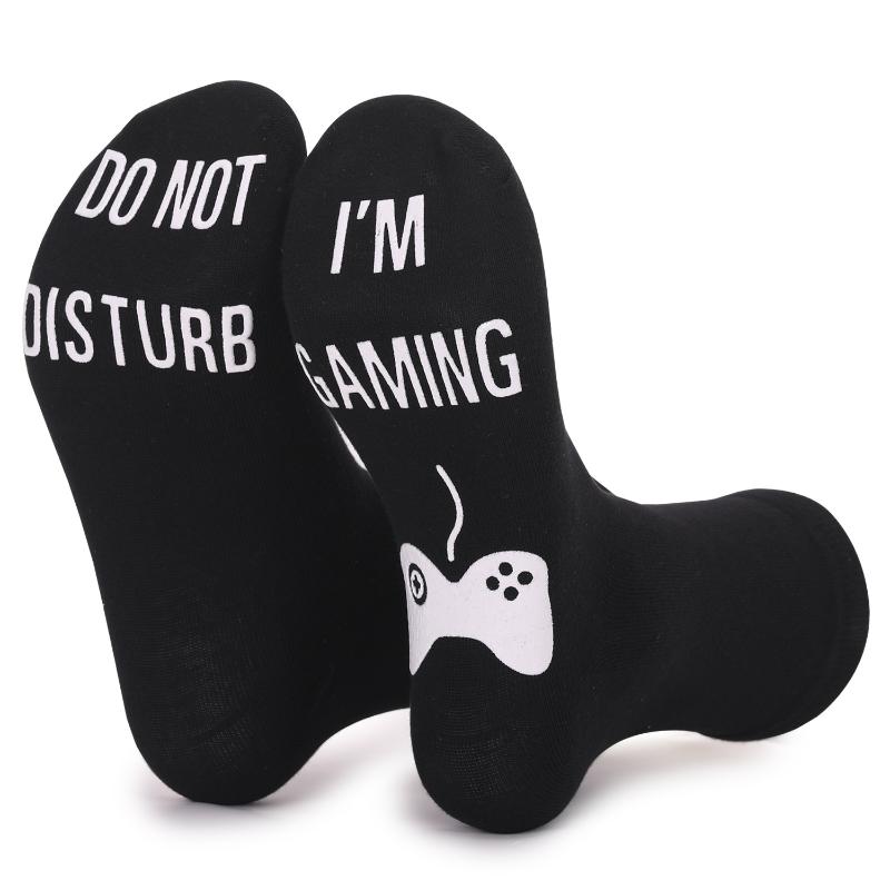Men's Socks 1 Pair Happy Game Funny Letters "DO NOT DISTURB I AM GAMING" Home Leisure Novelty Party Club Fluorescence, Black
Men's Socks 1 Pair Happy Game Funny Letters "DO NOT DISTURB I AM GAMING" Home Leisure Novelty Party Club Fluorescence, Black