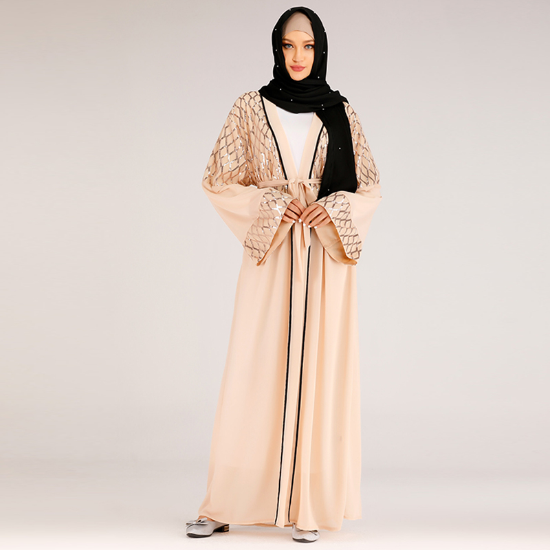 Abaya Sequin Kimono Cardigan Turkish Hijab Muslim Dress Caftan Robe Kaftan Dubai Islamic Clothing For Women Kleding Djellaba
Abaya Sequin Kimono Cardigan Turkish Hijab Muslim Dress Caftan Robe Kaftan Dubai Islamic Clothing For Women Kleding Djellaba
