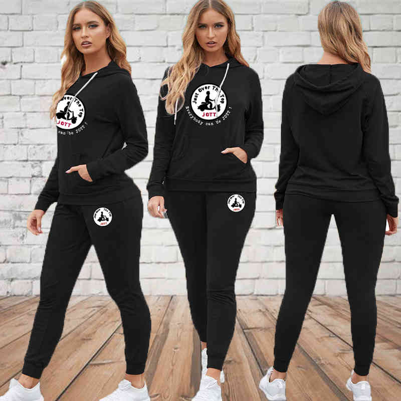 2021Autumn Casual Jott Printed Long Sleeve Tracksuit Fashion Solid Color Pullover Hoodie and Sweatpants Womens Suit, Black;brown
2021Autumn Casual Jott Printed Long Sleeve Tracksuit Fashion Solid Color Pullover Hoodie and Sweatpants Womens Suit, Black;brown