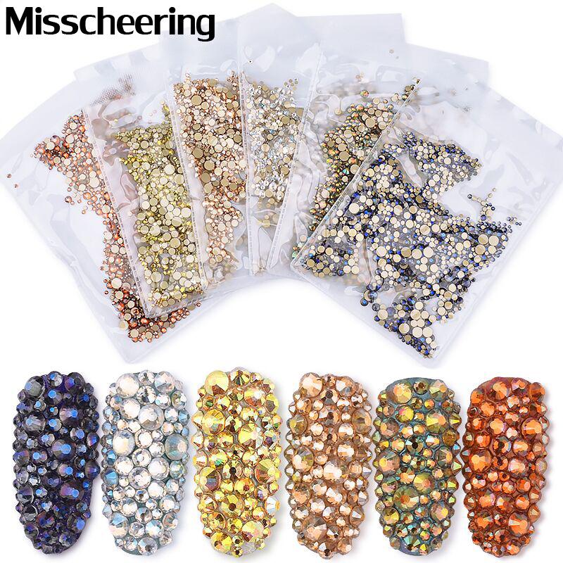 1440pcs Flatback Crystal Nail Rhinestones Multi Size SS3-SS20 Non-fix 3d Glass Stone Gems Charm Art Decorations 6 Colors
1440pcs Flatback Crystal Nail Rhinestones Multi Size SS3-SS20 Non-fix 3d Glass Stone Gems Charm Art Decorations 6 Colors