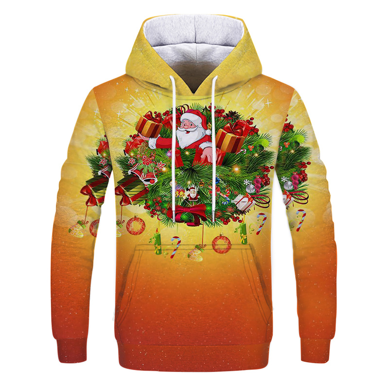 Christmas gift pattern men s 3D printing hoodie visual impact party top punk gothic round neck high quality sweater hoodie, Black
Christmas gift pattern men s 3D printing hoodie visual impact party top punk gothic round neck high quality sweater hoodie, Black