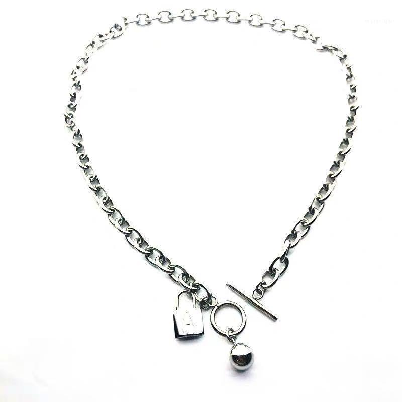 Pendant Necklaces Ambush Necklace Versatile Hip Hop Key Lock Clavicle Chain Fashion Rap Sweater Ball Ot Buckle Accessories, Silver
Pendant Necklaces Ambush Necklace Versatile Hip Hop Key Lock Clavicle Chain Fashion Rap Sweater Ball Ot Buckle Accessories, Silver