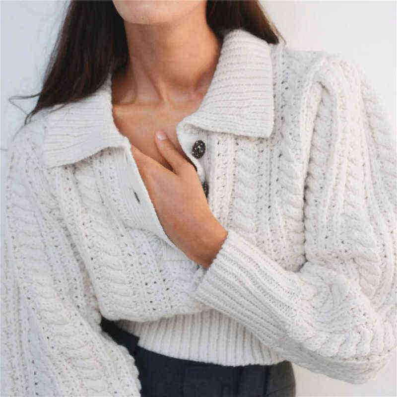 BLSQR Vintage Ribbed Trims Jacquard Crop Knitted Sweater Women Lapel Long Sleeve Female Pullovers White Female Retro Jumper Y1110
BLSQR Vintage Ribbed Trims Jacquard Crop Knitted Sweater Women Lapel Long Sleeve Female Pullovers White Female Retro Jumper Y1110