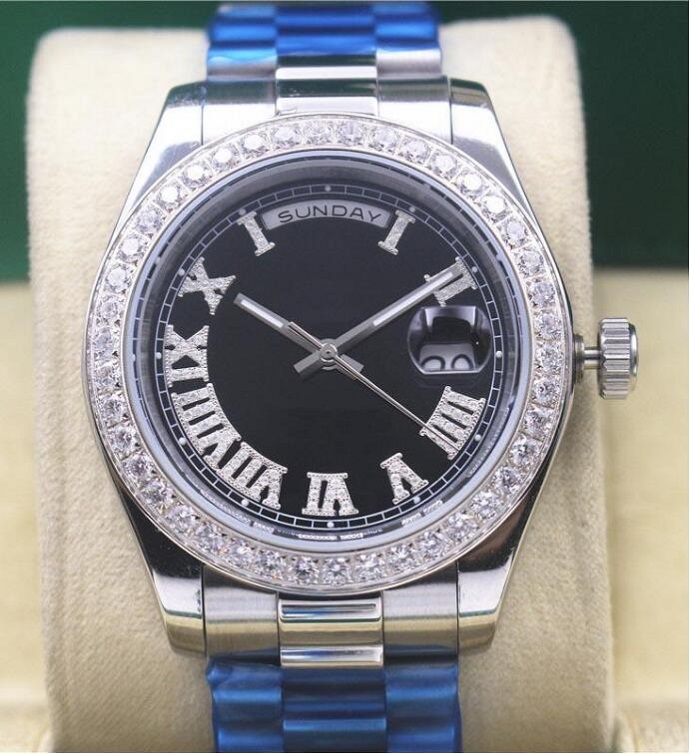 mens womens diamonds mechanical automatic watch women dress full 904L Stainless steel Sapphire waterproof Luminous Couples Style Classic Wristwatches, Slivery;brown
mens womens diamonds mechanical automatic watch women dress full 904L Stainless steel Sapphire waterproof Luminous Couples Style Classic Wristwatches, Slivery;brown