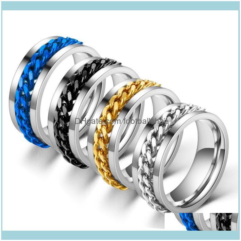 Rings Jewelrymens Womens 8Mm Stainless Steel Chain Spinner Ring Wedding Band Size 6-12 5 Styles Drop Delivery 2021 Eljv5
Rings Jewelrymens Womens 8Mm Stainless Steel Chain Spinner Ring Wedding Band Size 6-12 5 Styles Drop Delivery 2021 Eljv5
