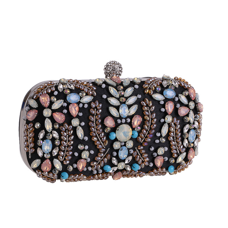 Crystal Clutch Bag for Wedding Party Luxury Rhinestone Clutch Purse and Handbag Banquet Chain Shoulder Bag ZD1758, Black
Crystal Clutch Bag for Wedding Party Luxury Rhinestone Clutch Purse and Handbag Banquet Chain Shoulder Bag ZD1758, Black
