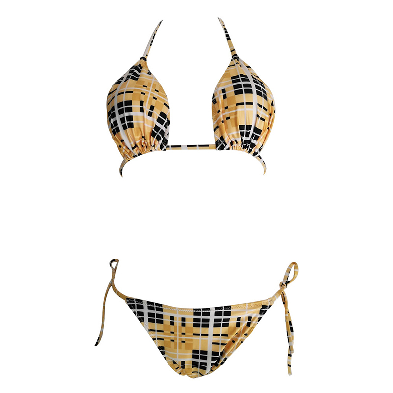 Sexy Bikinis Women Micro Bikini Set Push Up Swimwear Print Swimsuit Deep V Bathing Suits Beach Wear Swimming Suit 210521