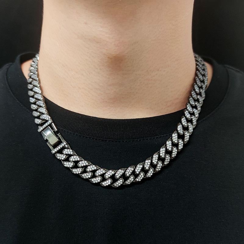 Link, Chain Nuoya Hip Hop Jewelry Diamond Gold Plated Miami Cuban Link Iced Out Choker Necklaces
Link, Chain Nuoya Hip Hop Jewelry Diamond Gold Plated Miami Cuban Link Iced Out Choker Necklaces