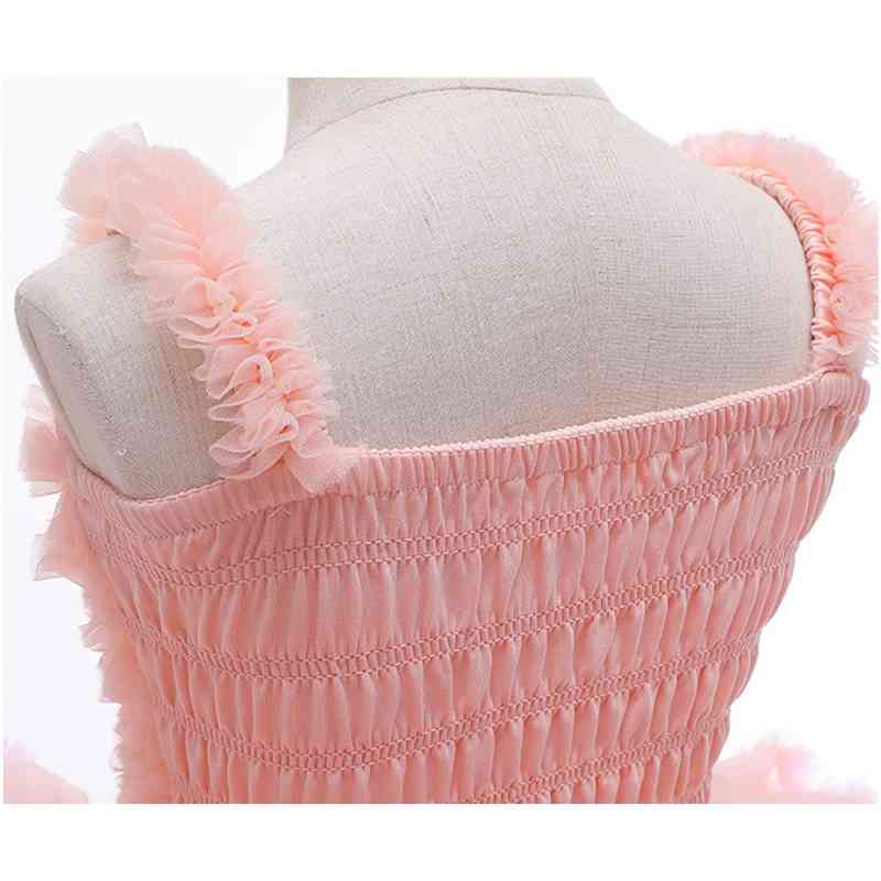 Toddler Baby Girl Infant Princess Dress Cake Tutu Wedding Summer Kids Party Vestidos for 1st Year Birthday 210508