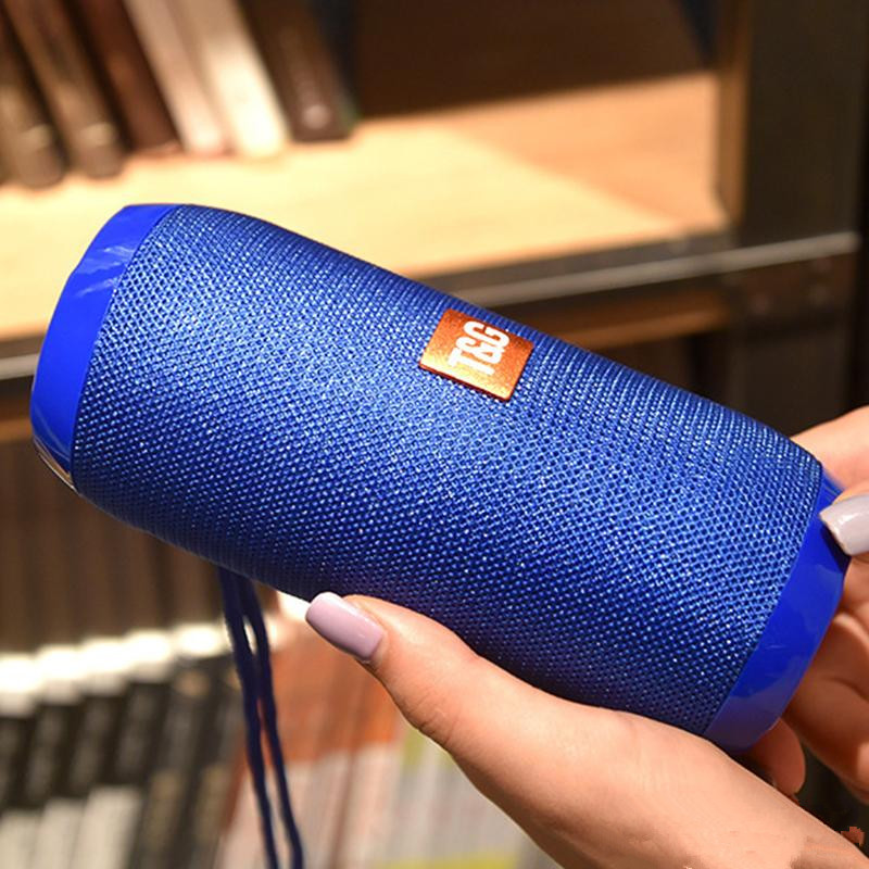 TG117 Portable Bluetooth Speakers Double Horn 1200mAh Outdoor Waterproof Subwoofers Wireless Speaker Support TF Card FM Radio