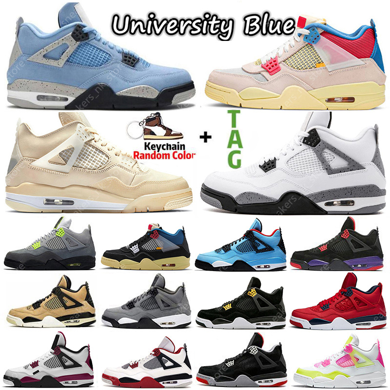 Top Fashion Sail University Blue Oreo 4 4s mens basketball shoes Bred Black Cat Guava Ice What the White Cement women Sports Sneakers, White;red
Top Fashion Sail University Blue Oreo 4 4s mens basketball shoes Bred Black Cat Guava Ice What the White Cement women Sports Sneakers, White;red