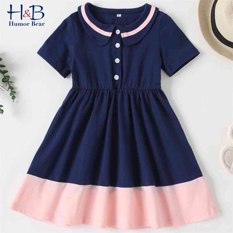 Girl Dresses Summer Lapel collar Blue Short Sleeve College Style Dress Kids Patchwork 210611, Bn2228 blue
Girl Dresses Summer Lapel collar Blue Short Sleeve College Style Dress Kids Patchwork 210611, Bn2228 blue