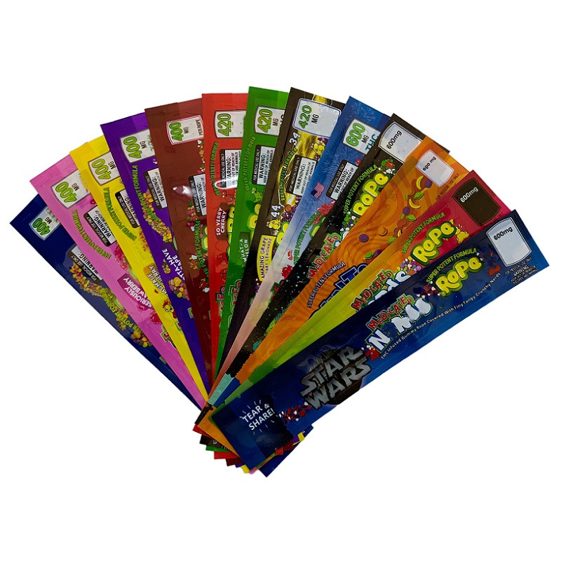 Packing mylar bag edibles Long bags sour rope VAPE pouch packaging 400mg 420mg 500mg 600mg plastic storage package
Packing mylar bag edibles Long bags sour rope VAPE pouch packaging 400mg 420mg 500mg 600mg plastic storage package