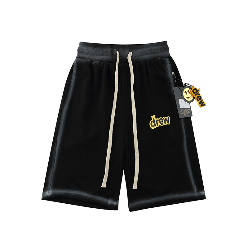 Drew House Tide Letters Men and Women Drawstring Shorts Tie dye Fashion Trendy Designer Short Pant Sports Pants, Black
Drew House Tide Letters Men and Women Drawstring Shorts Tie dye Fashion Trendy Designer Short Pant Sports Pants, Black
