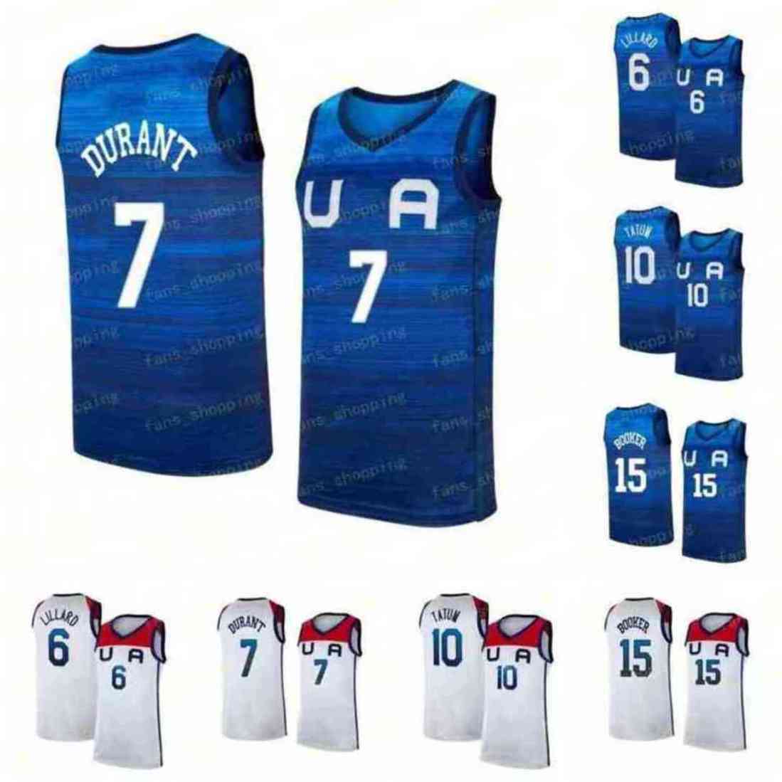 2021 Kevin 7 Durant Devin 15 Booker Jersey Damian 6 Lillard Jayson 10 Tatum Basketball Jerseys Summer WHITE Blue, As
2021 Kevin 7 Durant Devin 15 Booker Jersey Damian 6 Lillard Jayson 10 Tatum Basketball Jerseys Summer WHITE Blue, As