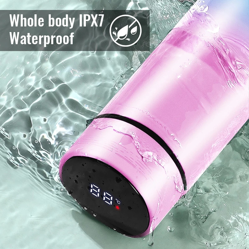 500ML Smart Water Bottle Led Vacuum Flask Digital Temperature Display Stainless Steel Coffee Thermal gs Intelligent Insulation Cups Free shipping