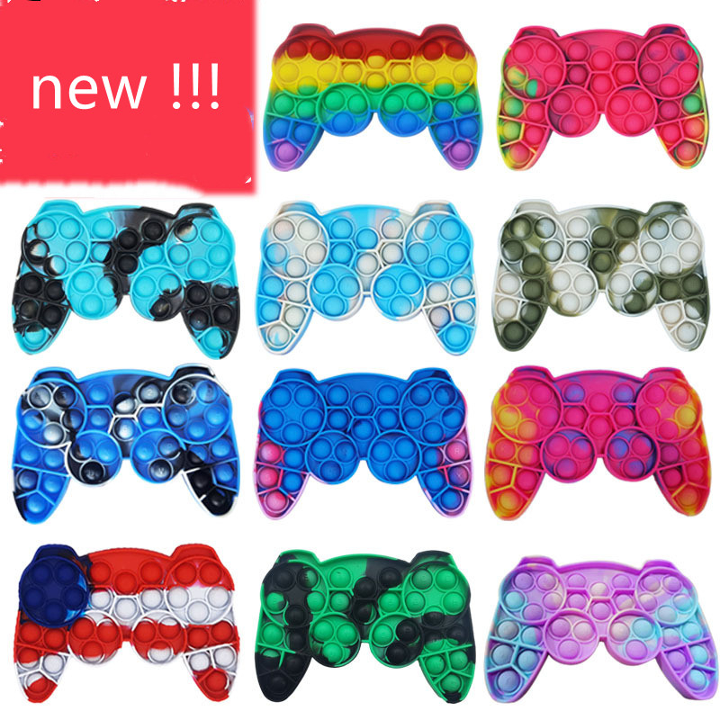 Push Fidget Toy Game Controller Handle Gamepad Shape Silicone Popper Squeeze Toy Stress Reliever for Kids and Adults Autism
Push Fidget Toy Game Controller Handle Gamepad Shape Silicone Popper Squeeze Toy Stress Reliever for Kids and Adults Autism