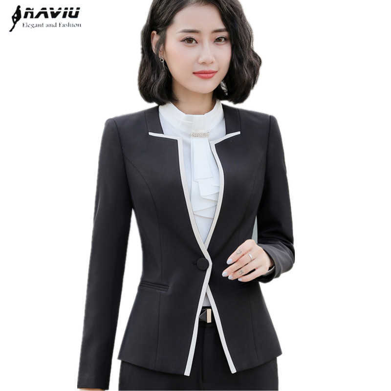 Naviu Business Formal Blazer Women Fashion Elegant Long Sleeve Slim Jacket Office Ladies Cotton Tops 210604, Gray blazer
Naviu Business Formal Blazer Women Fashion Elegant Long Sleeve Slim Jacket Office Ladies Cotton Tops 210604, Gray blazer