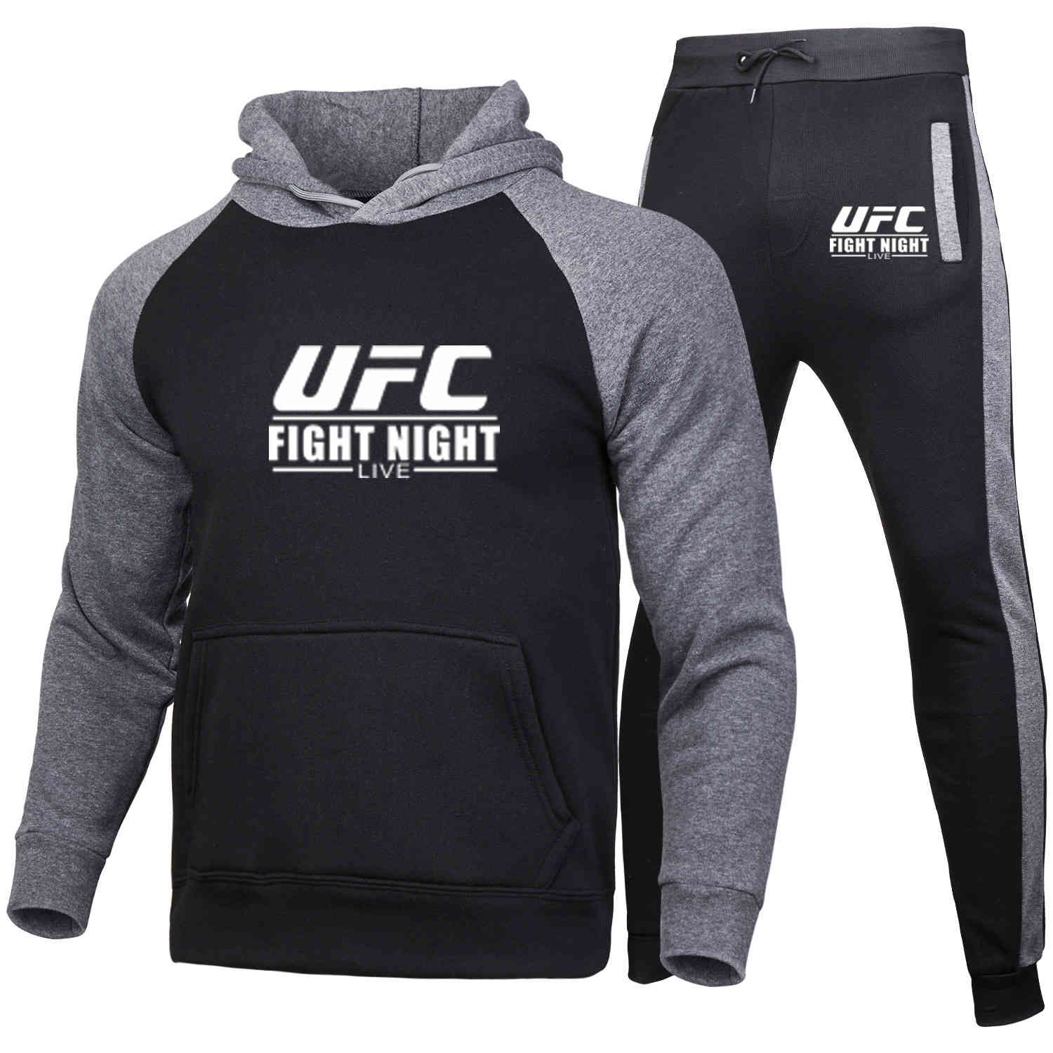 Casual Hoodie Mma Sport Ufc Two Piece Women' Autumn and Winter Fleece Sweater Pants Men' Suit
Casual Hoodie Mma Sport Ufc Two Piece Women' Autumn and Winter Fleece Sweater Pants Men' Suit