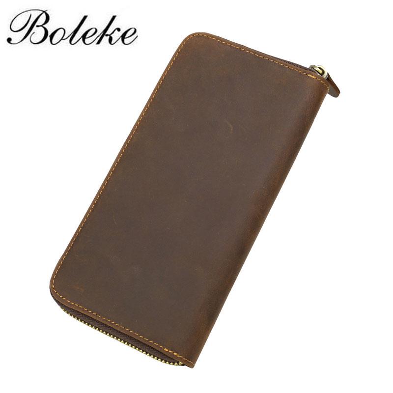 Wallets Brand 2021 Men's Genuine Leather Long Wallet Crazy Horse Vintage Clutches Male Handmade Casual Handy Purse 1020-3, Red;black
Wallets Brand 2021 Men's Genuine Leather Long Wallet Crazy Horse Vintage Clutches Male Handmade Casual Handy Purse 1020-3, Red;black