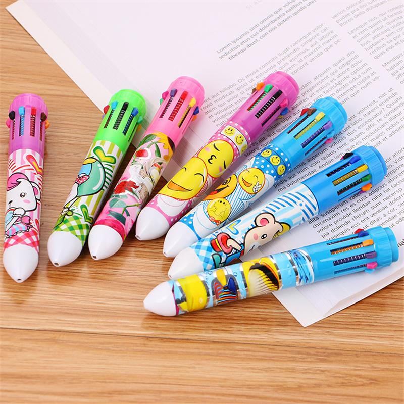 Cute Cartoons 10 Colors Chunky Ballpoint Pen Kawaii Rollerball School Office Supply Gift Stationery Papelaria Escolar Pens, Blue;orange
Cute Cartoons 10 Colors Chunky Ballpoint Pen Kawaii Rollerball School Office Supply Gift Stationery Papelaria Escolar Pens, Blue;orange
