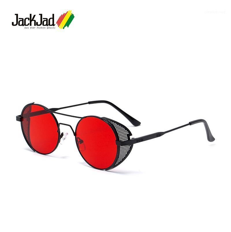 JackJad 2021 Fashion Cool SteamPunk Style Round Sunglasses Metal Mesh Side Shield Brand Design Sun Glasses 1901
JackJad 2021 Fashion Cool SteamPunk Style Round Sunglasses Metal Mesh Side Shield Brand Design Sun Glasses 1901