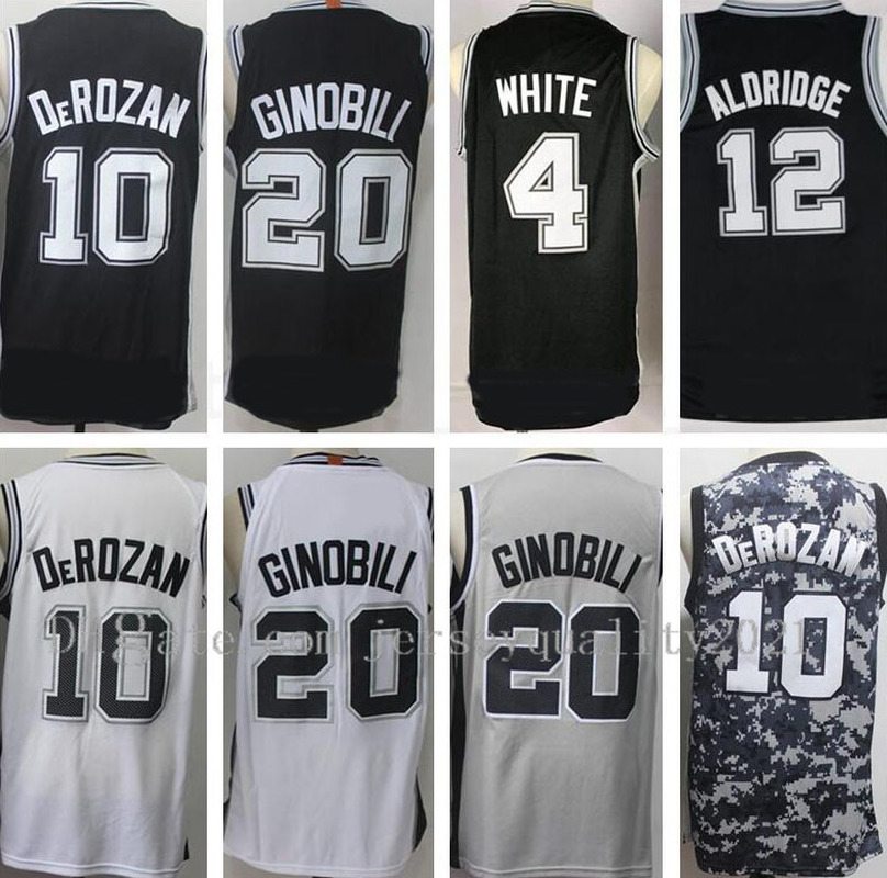 Comfortable Men Basketball Jersey LaMarcus Aldridge 12 DeMar DeRozan 10 Manu Ginobili 20 Derrick White 4 All Stitched Team Black White Grey Camo S-2XL, Black;red
Comfortable Men Basketball Jersey LaMarcus Aldridge 12 DeMar DeRozan 10 Manu Ginobili 20 Derrick White 4 All Stitched Team Black White Grey Camo S-2XL, Black;red