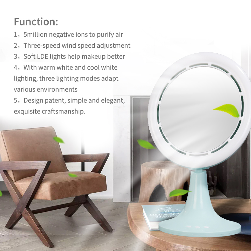 Smart Illumination Multifunction Fill Light Desktop LED Makeup Cosmetic Mirror bathroom with