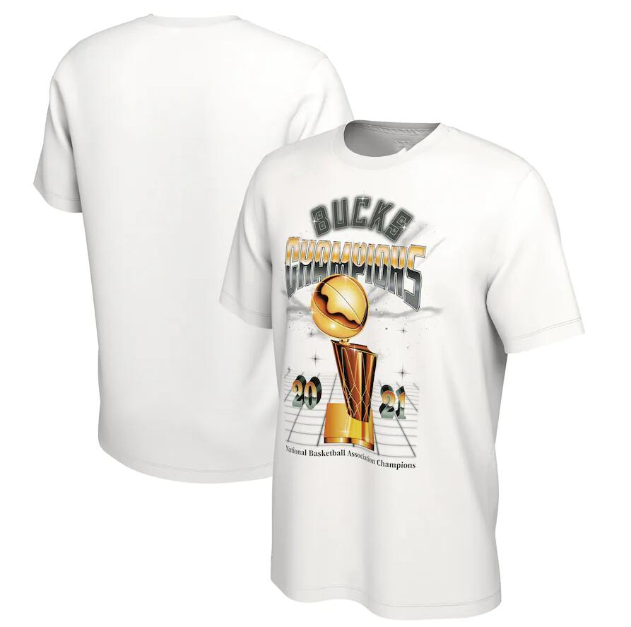 Men MilwaukeeBucksJersey White 2021 Finals Champions Celebration Expressive T-Shirt, Black;red
Men MilwaukeeBucksJersey White 2021 Finals Champions Celebration Expressive T-Shirt, Black;red