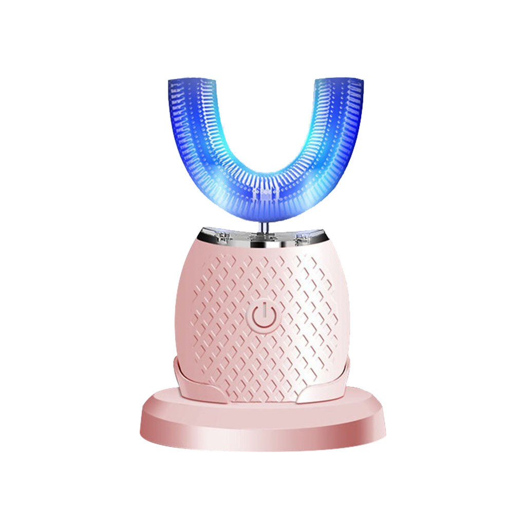 Bain sheath new electric toothbrush in the form of u-proof water silicone whitening blue teeth cleaner vibration frequency