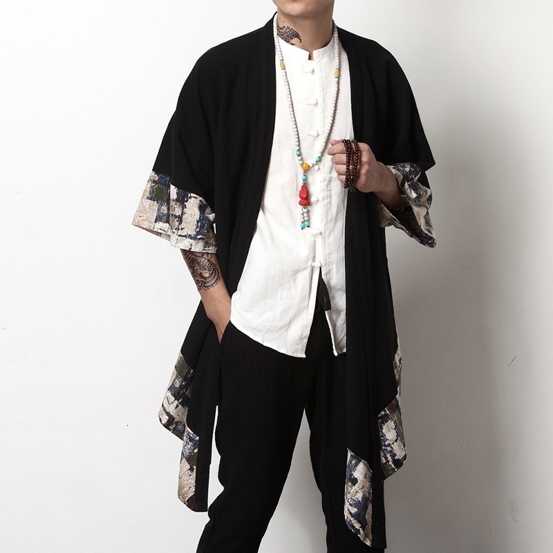 men's casual shirts japanese kimono cardigan men haori yukata male samurai costume clothing jacket mens shirt kk001 9v7f, White;black
men's casual shirts japanese kimono cardigan men haori yukata male samurai costume clothing jacket mens shirt kk001 9v7f, White;black