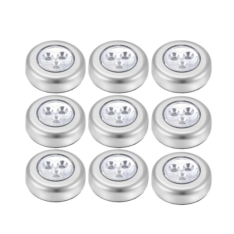 Night Lights Light Potable 3 LED Closet Battery Powered Under Cabinet Wall Lamp For Children Kids Living Room Bedroom Lighting
Night Lights Light Potable 3 LED Closet Battery Powered Under Cabinet Wall Lamp For Children Kids Living Room Bedroom Lighting