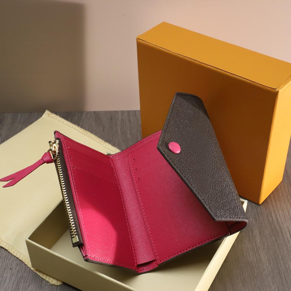 Leather Wallets for Women Multicolor Designer Short Wallet Card Holder Purse Classic Zipper Pocket Victorine with Box, Red;black
Leather Wallets for Women Multicolor Designer Short Wallet Card Holder Purse Classic Zipper Pocket Victorine with Box, Red;black