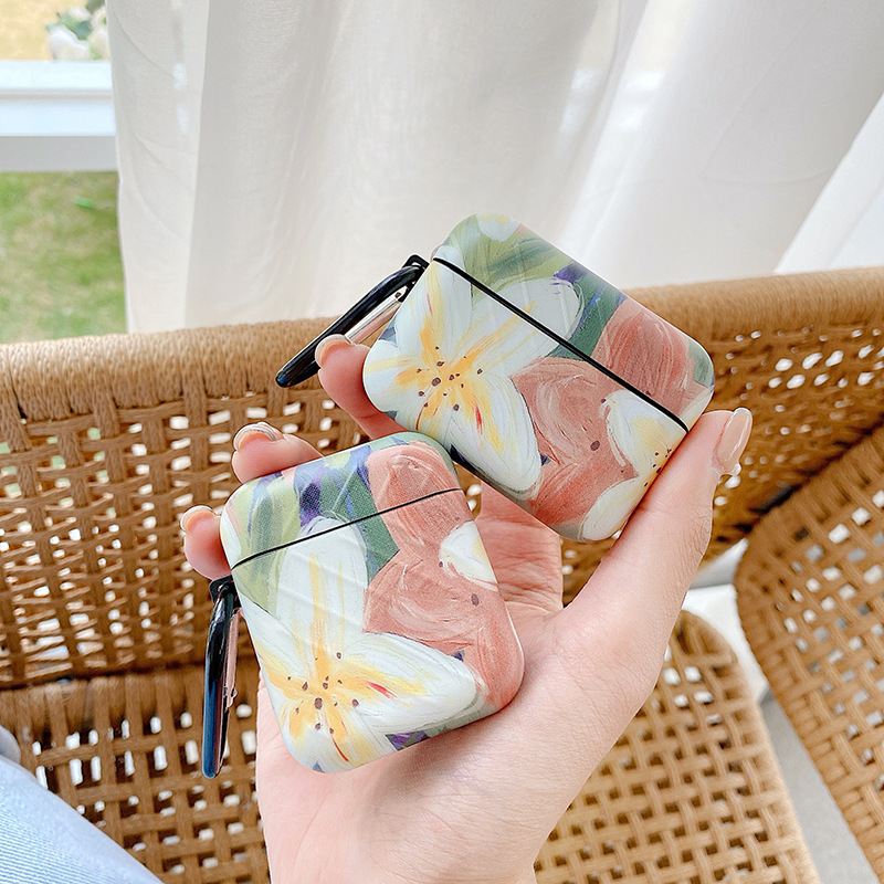 Fresh red and white flowers airpods Pro protective cover creative for Apple Wireless Headset cover 1 / 2 generation silicone
Fresh red and white flowers airpods Pro protective cover creative for Apple Wireless Headset cover 1 / 2 generation silicone