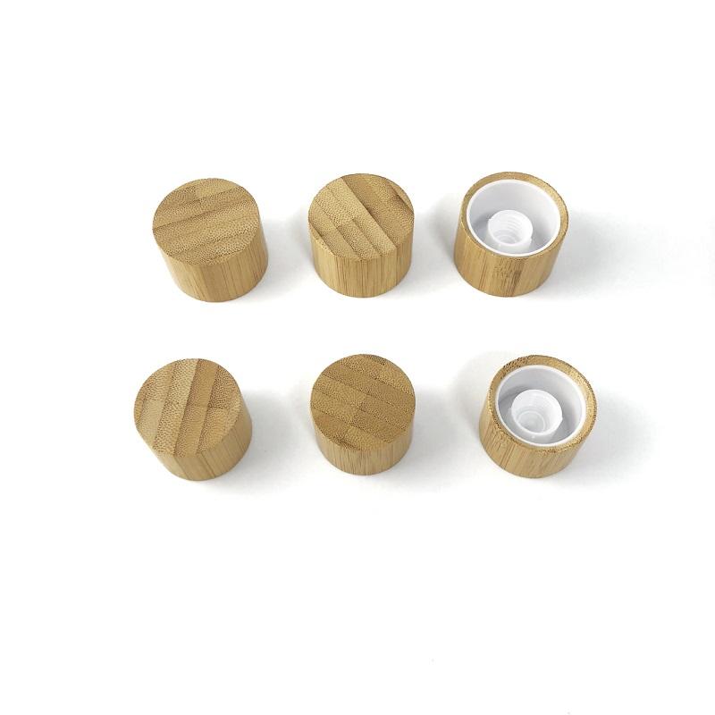 Empty 100G/ML Cosmetic Plastic Soft Bottle Facial Cleanser Cream Squeeze Tube Lotion Containers With Bamboo Lid Storage Bottles & Jars