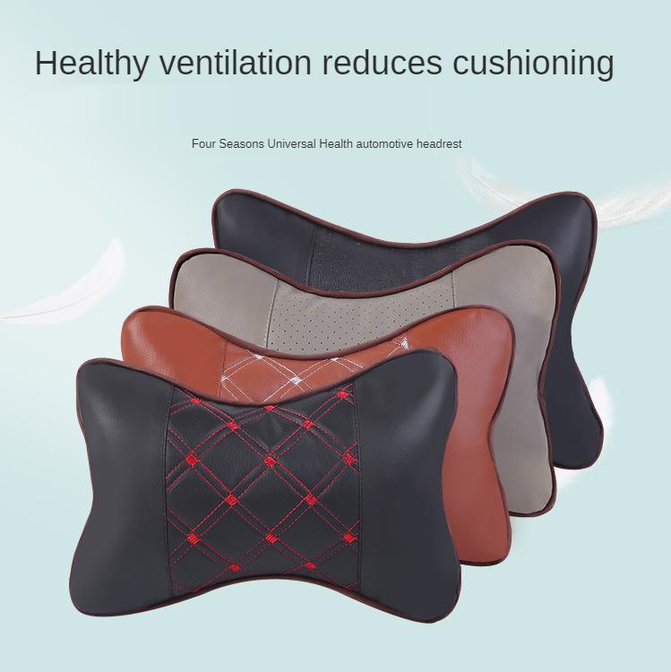 Seat Cushions Car Neck Pillows Pu Leather Head Support Protector Black/red Universal Headrest Backrest Cushion Easy Install And Clean
Seat Cushions Car Neck Pillows Pu Leather Head Support Protector Black/red Universal Headrest Backrest Cushion Easy Install And Clean