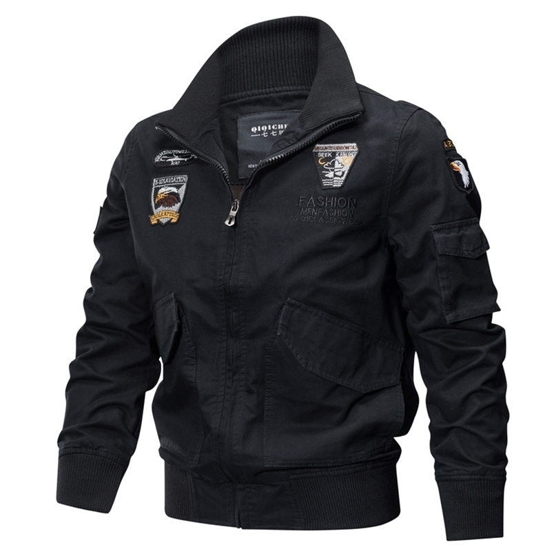 Military Jacket Men Winter Cotton Army Pilot s Air Force Cargo Coat Flight Outwear Autumn Slim Fit 211110, Green
Military Jacket Men Winter Cotton Army Pilot s Air Force Cargo Coat Flight Outwear Autumn Slim Fit 211110, Green