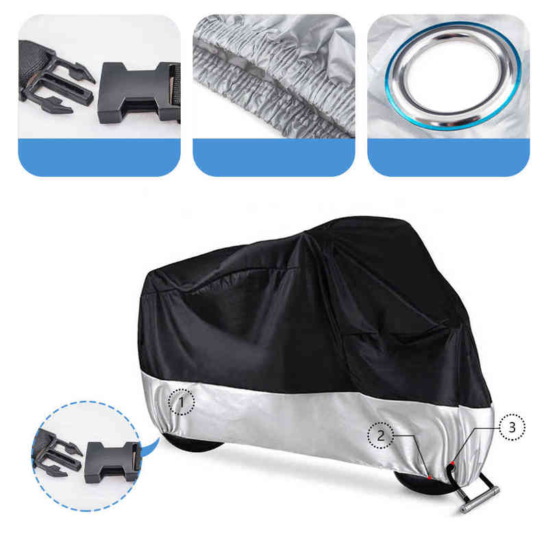 Motorcycle Cover Bike All Season Waterproof Dustproof UV Protective Outdoor Indoor Moto Scooter Motorbike Rain Cover W220314
Motorcycle Cover Bike All Season Waterproof Dustproof UV Protective Outdoor Indoor Moto Scooter Motorbike Rain Cover W220314