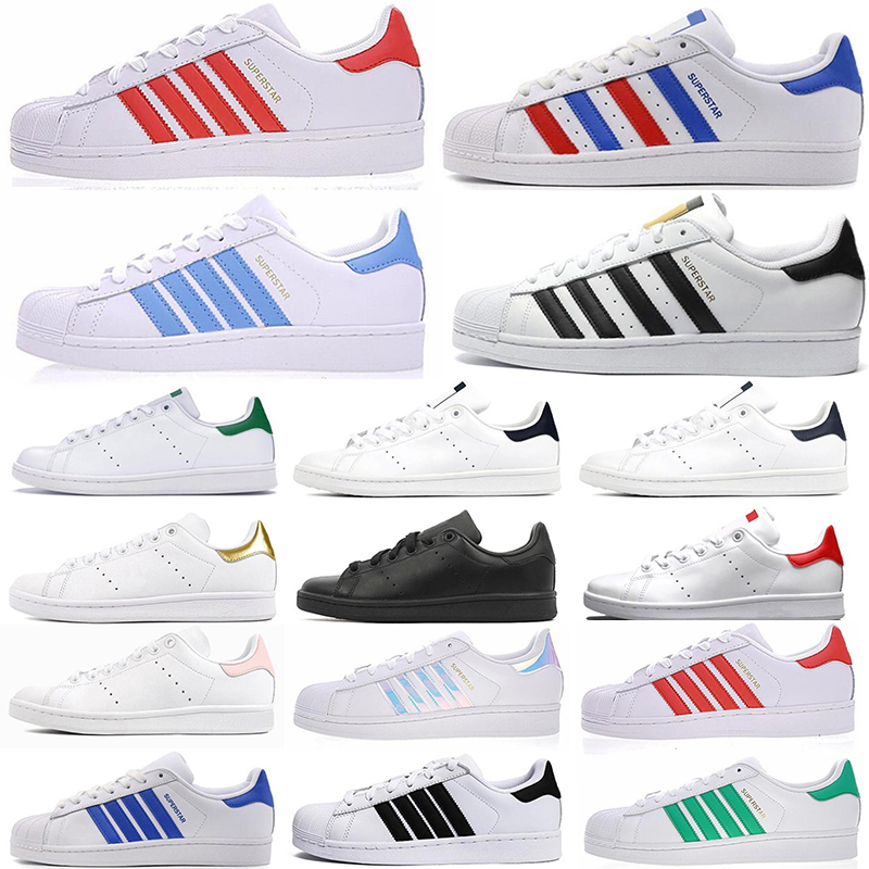 Originals Stan Smith Superstar Men Women Luxurys Designers Casual Shoes Triple Black Red Oreo Silver Navy Blue Green Superstars Platform Sne
Originals Stan Smith Superstar Men Women Luxurys Designers Casual Shoes Triple Black Red Oreo Silver Navy Blue Green Superstars Platform Sne