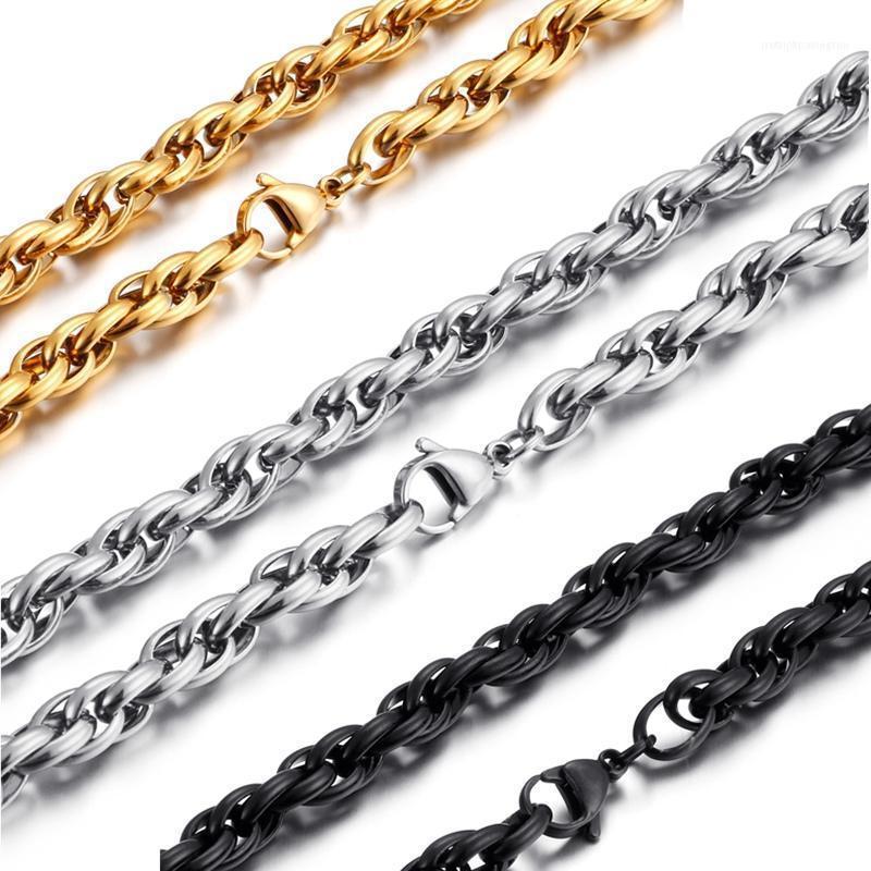 Chains 7/11mm Width Titanium Stainless Steel Round Link Chain Necklace Male Female Fashion Jewelry1
Chains 7/11mm Width Titanium Stainless Steel Round Link Chain Necklace Male Female Fashion Jewelry1