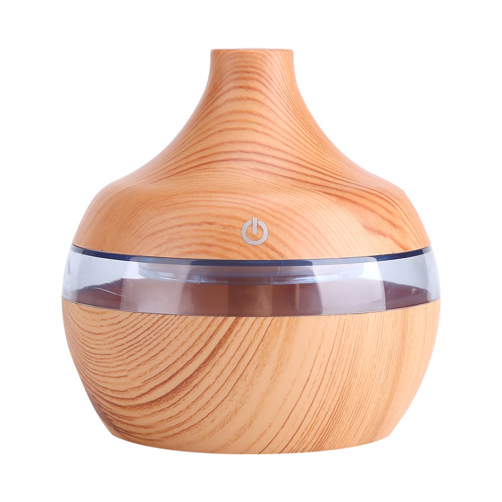 300ML USB Air Humidifier Electric Aroma Diffuser Mist Wood Grain Oil Aromatherapy Mini Have 7 LED Light For Car Home Office
300ML USB Air Humidifier Electric Aroma Diffuser Mist Wood Grain Oil Aromatherapy Mini Have 7 LED Light For Car Home Office