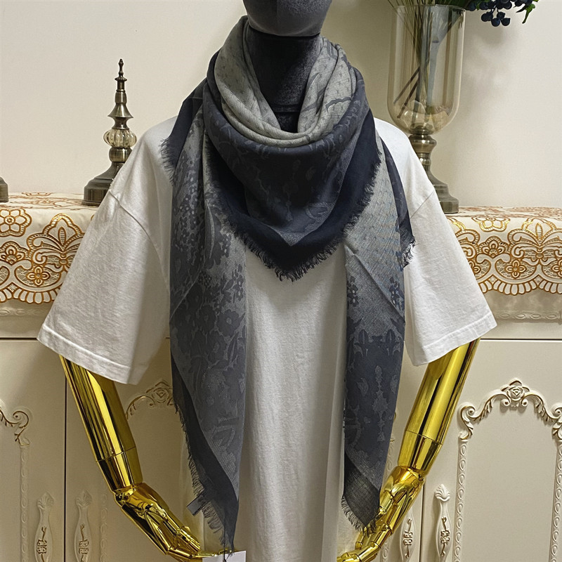 Women's square scarf scarves good quality 100% cashmere material thin and soft grey pint lace pattern size 130 cm- 130cm, Blue;gray
Women's square scarf scarves good quality 100% cashmere material thin and soft grey pint lace pattern size 130 cm- 130cm, Blue;gray