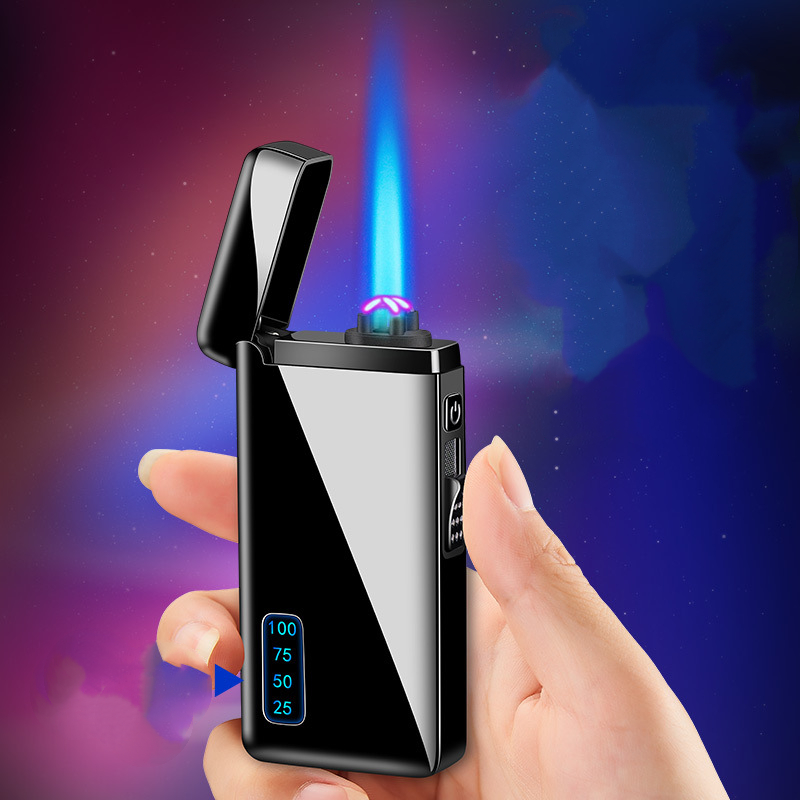 New Windproof Meta USB ighter Torch Pasma Dua Arc ED ighter Gas Rechargeabe Eectric Butane ighter Jet Gadgets Man
New Windproof Meta USB ighter Torch Pasma Dua Arc ED ighter Gas Rechargeabe Eectric Butane ighter Jet Gadgets Man