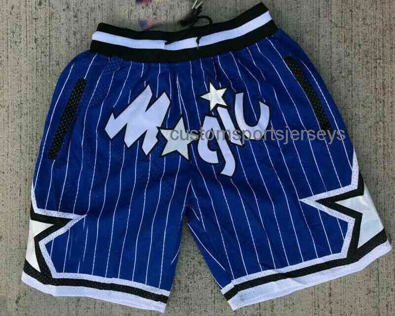 Men's Orlando Shorts Blue Black White All Stitched S,M,L,XL,XXL